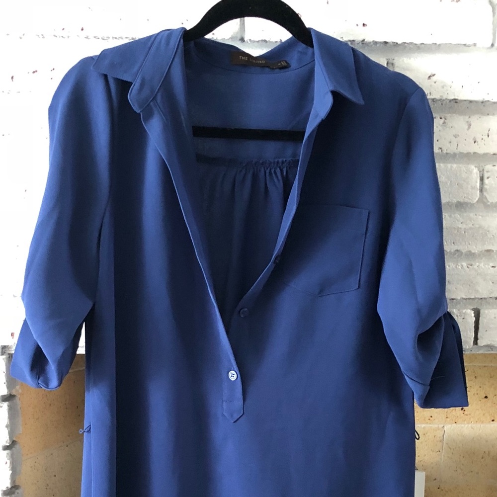 The limited blue work dress